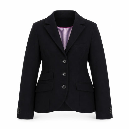 Womens UK Size 8  Jack Wills Black Wool Coat