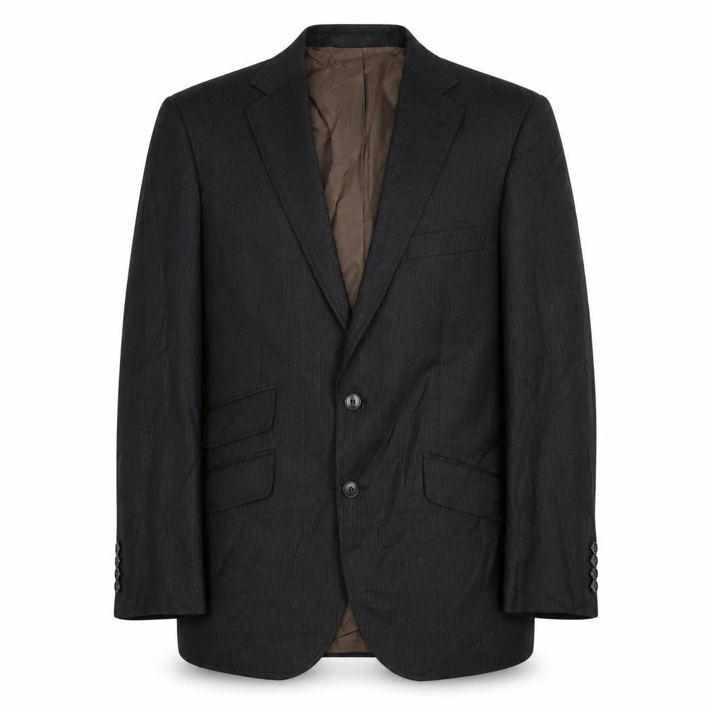 Marks and Spencer Mens Black Polyester Jacket Suit Jacket Size 40 Regular