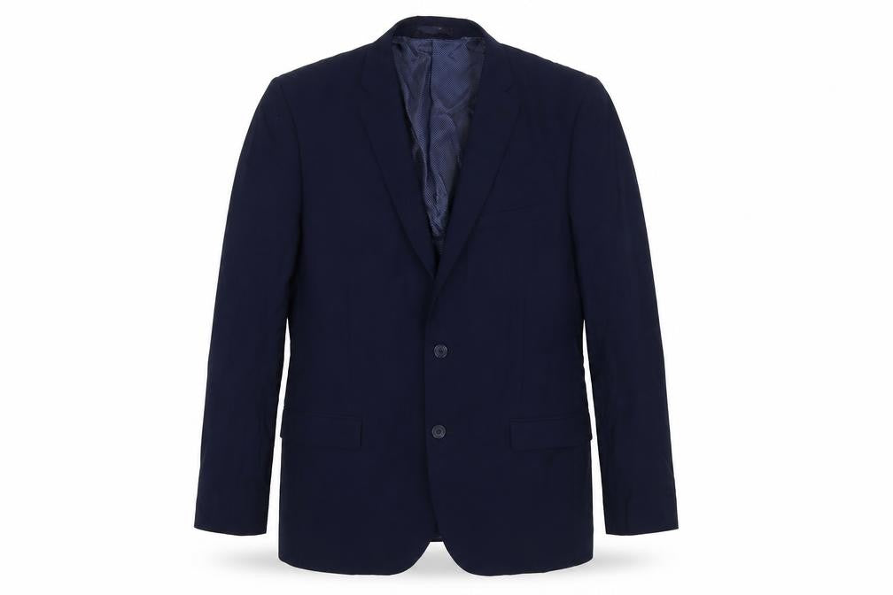 Marks and Spencer Mens Blue Wool Jacket Suit Jacket Size 42 Regular