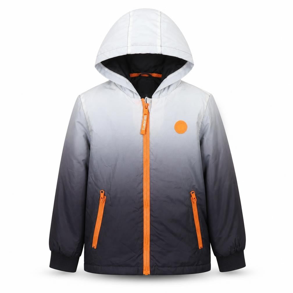 Threadboys Boys Grey Colourblock Jacket Size 9-10 Years Zip