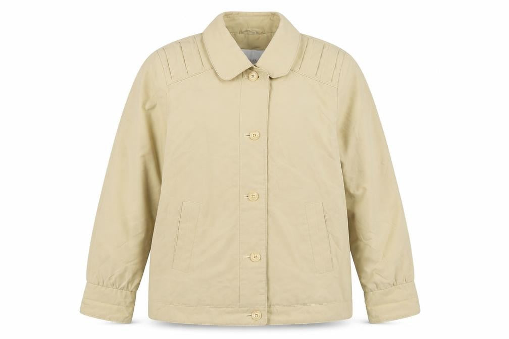 Dannimac Womens Beige Jacket Size 12 Button