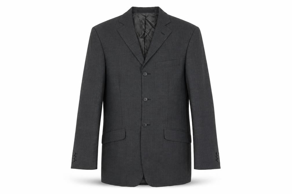 Marks and Spencer Mens Grey Polyester Jacket Suit Jacket Size 36 Regular