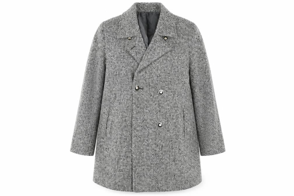 Kesta Womens Black Overcoat Coat Size 16 Button
