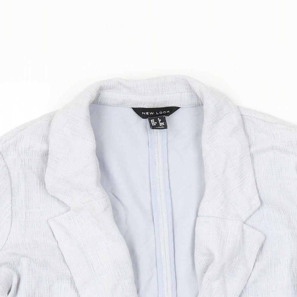New Look Womens Blue Jacket Blazer Size 8