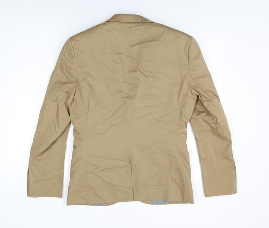 NEXT Mens Beige Cotton Jacket Suit Jacket Size 38 Regular