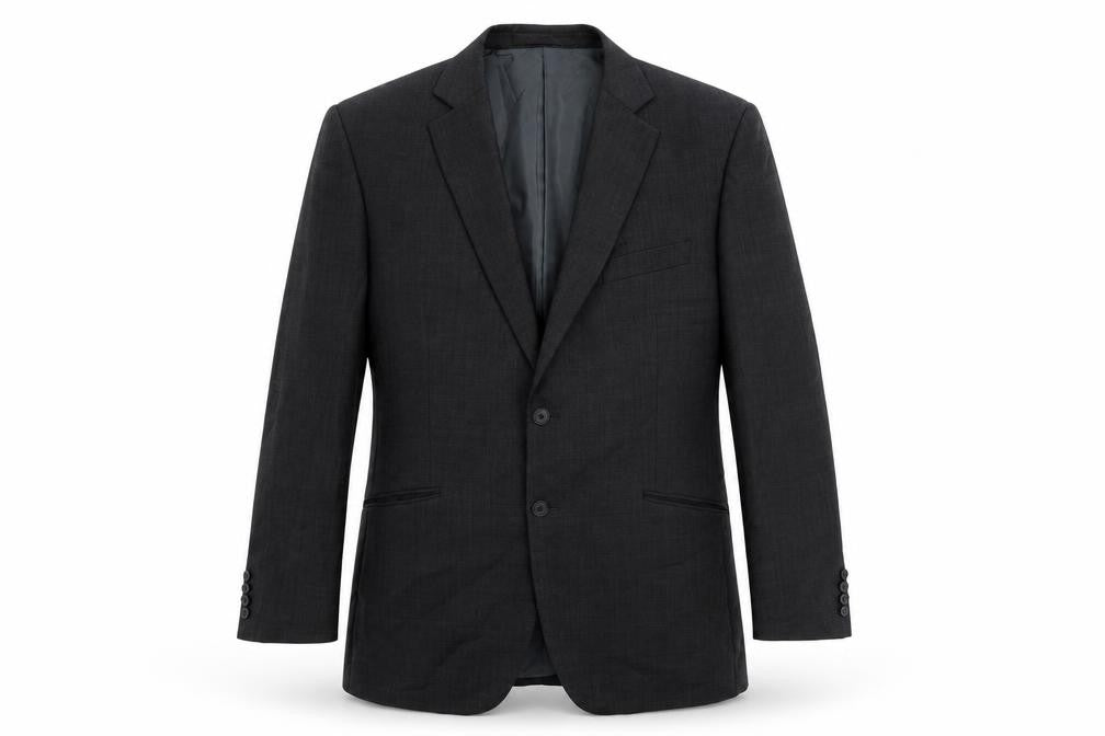 Marks and Spencer Mens Black Wool Jacket Suit Jacket Size 42 Regular