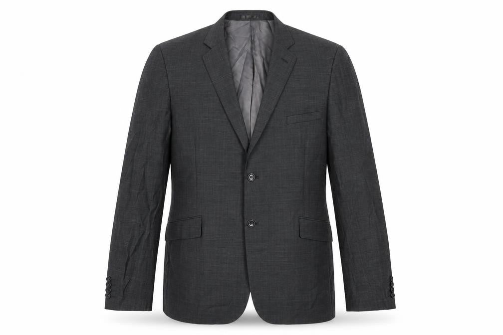 Mens 48 Chest Regular Fellini Grey Two-Button
