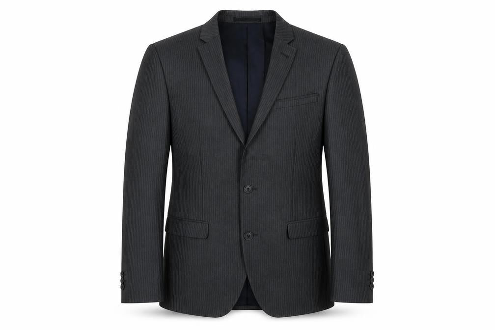 NEXT Mens Grey Polyester Jacket Suit Jacket Size 38 Regular