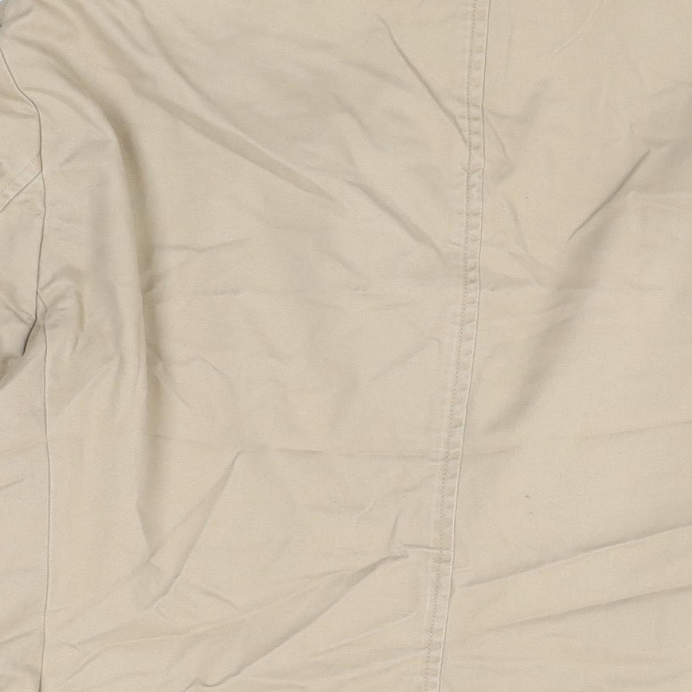 Lands' End Mens Beige Jacket Size 44 Button