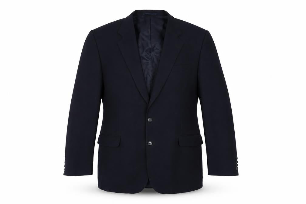 St Michael Mens Blue Polyester Jacket Suit Jacket Size 46 Regular