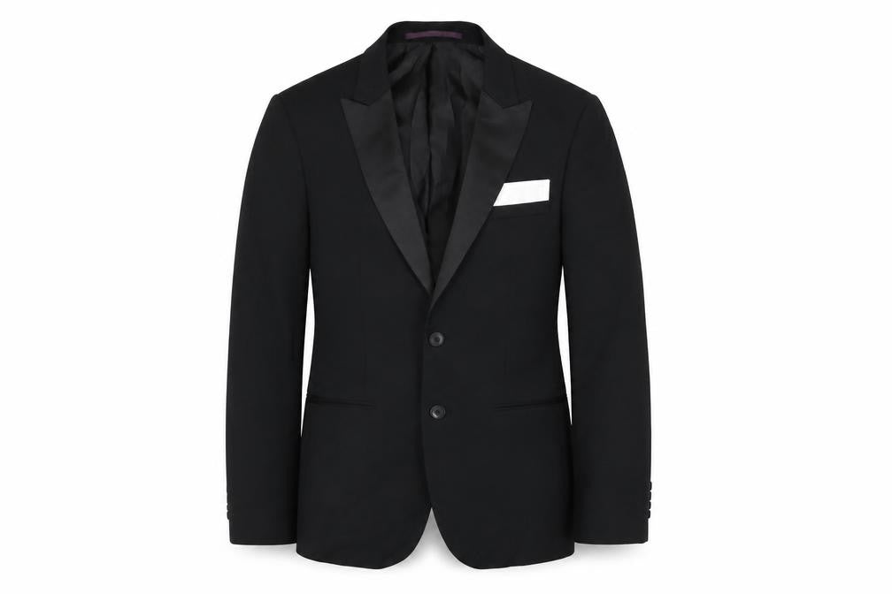 Burton Mens Black Polyester Jacket Suit Jacket Size 38 Regular