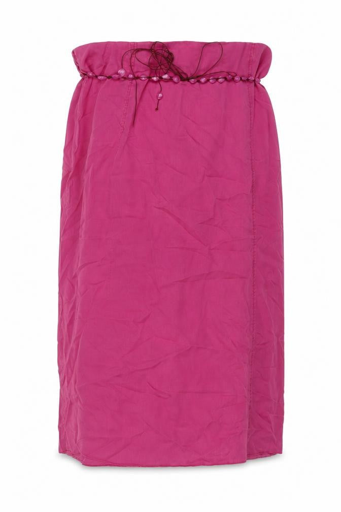 Ann Harvey Womens Pink Lyocell A-Line Skirt Size 20 Zip