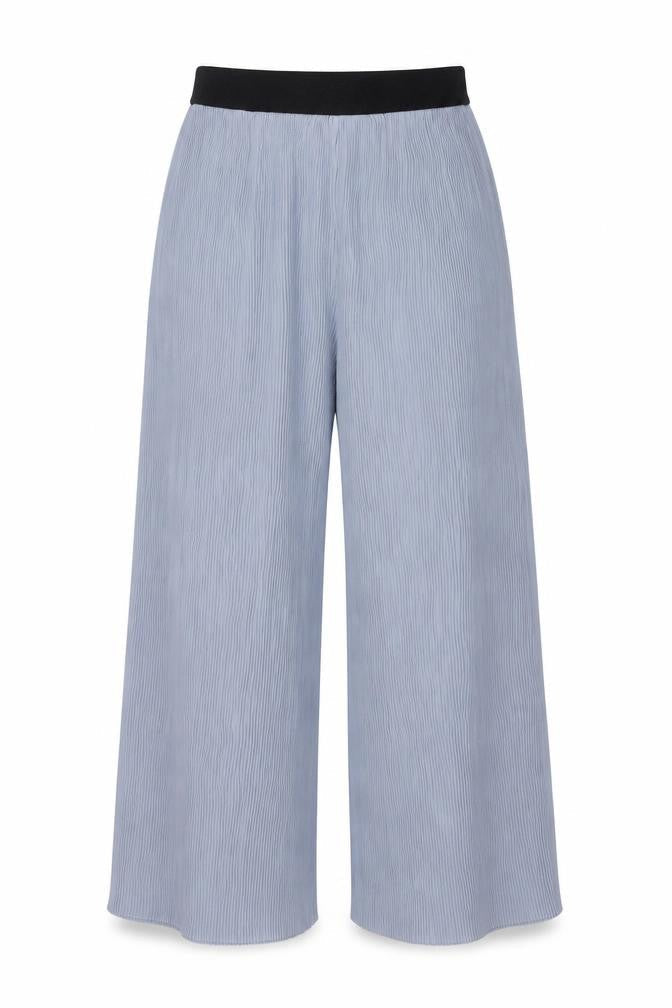 Zara Womens Blue Polyester Trousers Size XS L23 in Regular
