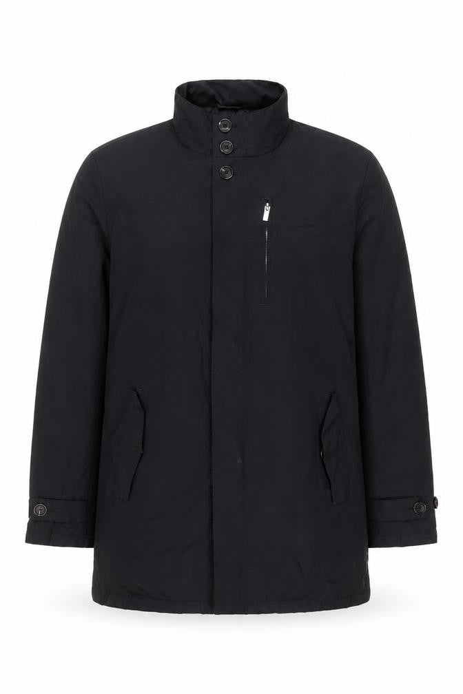 Dressmann Mens Black Jacket Size L Zip