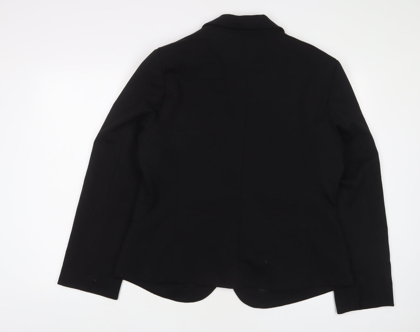 New Look Womens Black Jacket Blazer Size 18 Button