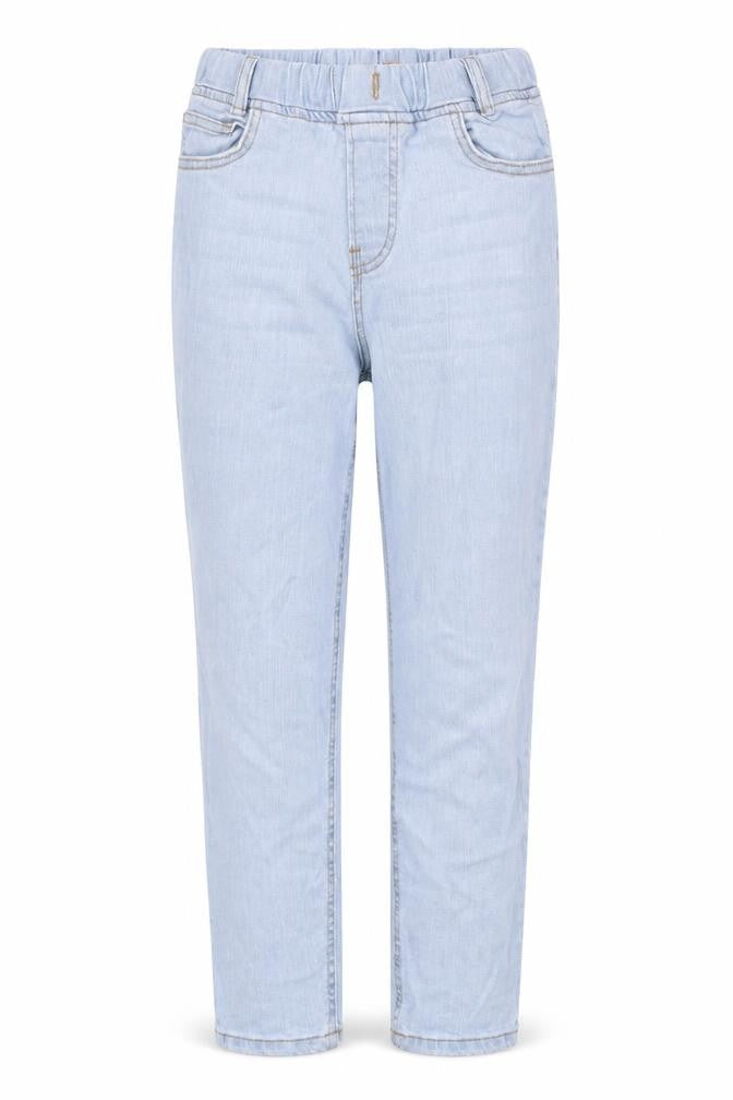Denim Girls Blue Cotton Straight Jeans Size 9-10 Years L23 in Regular - Elasticated Waist