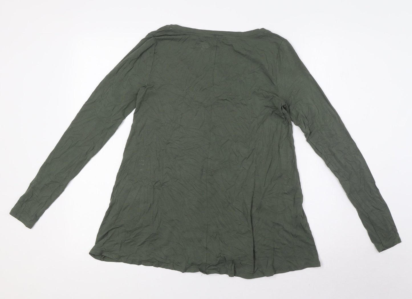 Hollister Womens Green Viscose Basic Blouse Size S Sweetheart - Must-Have Collection