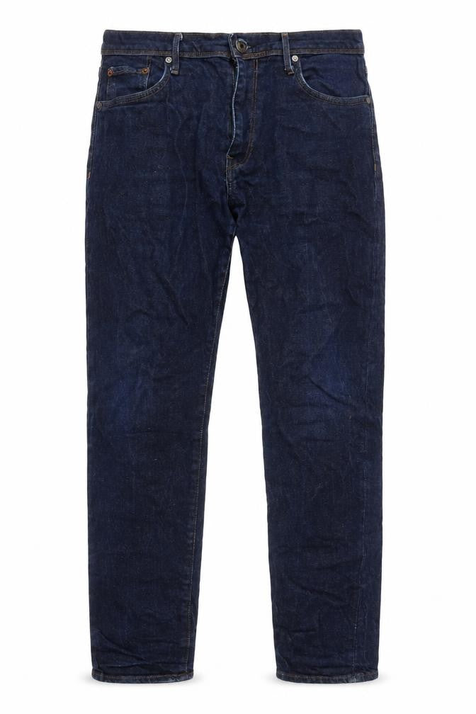Tifossi Mens Blue Cotton Blend Straight Jeans Size 32 in L28 in Regular Zip