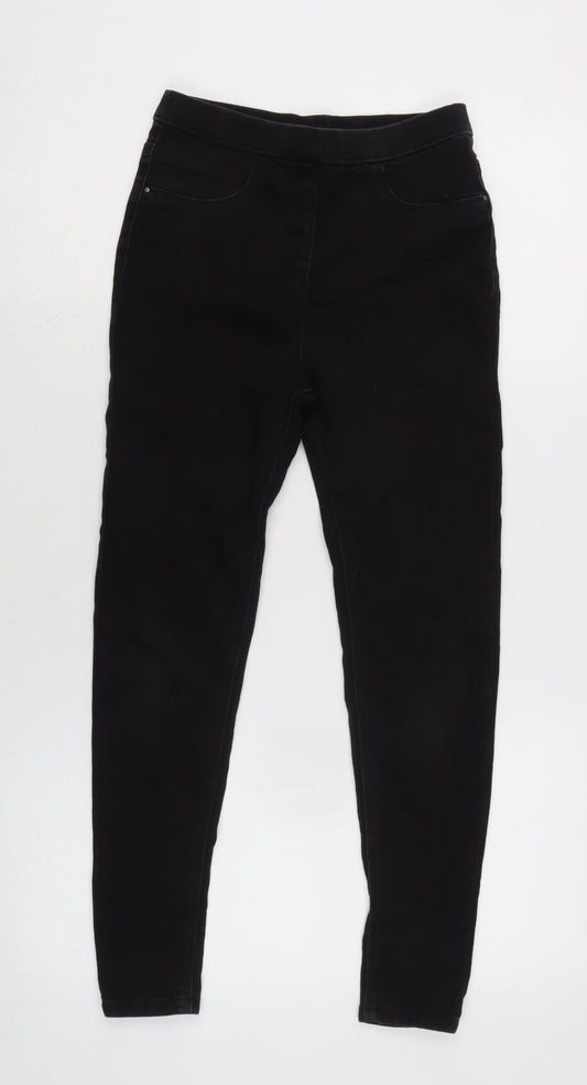 George Girls Grey Cotton Jegging Jeans Size 10-11 Years L26 in Regular
