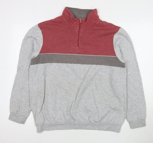 Damart Mens Grey Polyester Pullover Sweatshirt Size L
