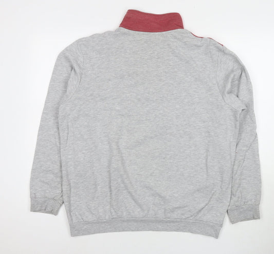 Damart Mens Grey Polyester Pullover Sweatshirt Size L