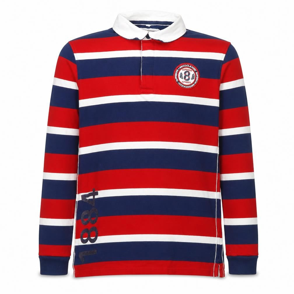 Marks and Spencer Boys Multicoloured Striped Cotton Pullover Sweatshirt Size 13-14 Years Pullover