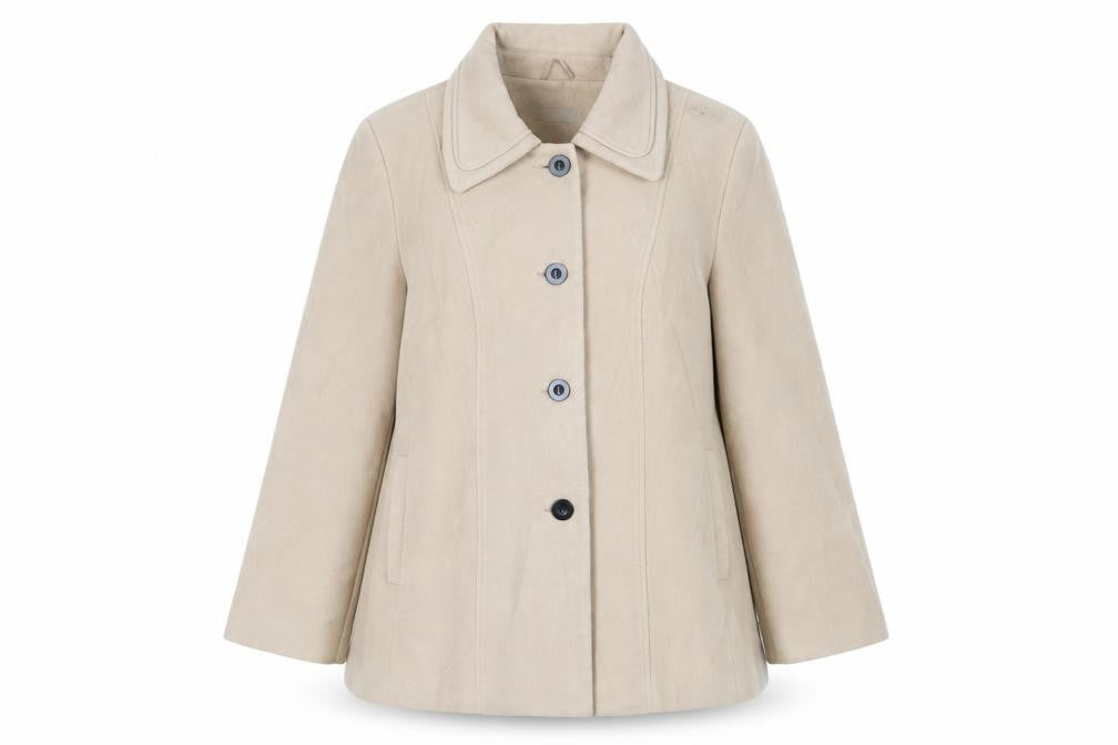 Womens UK Size 22  Anthology Beige Polyester Coat