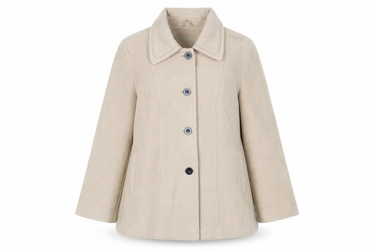 Womens UK Size 22  Anthology Beige Polyester Coat