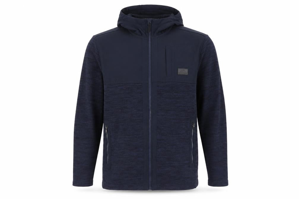 Ozark Trail Mens Blue Jacket Size L Zip - Hooded