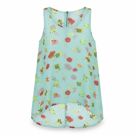 Womens UK Size 12 AX Paris Green Polyester Tank