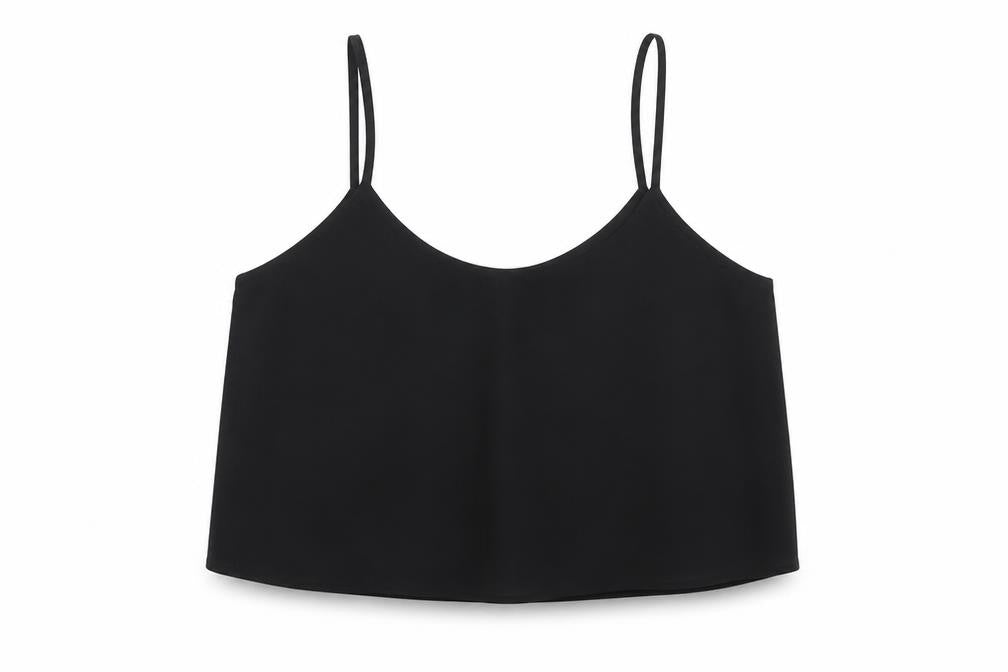 Womens UK Size 10 Topship Black Polyester Tank
