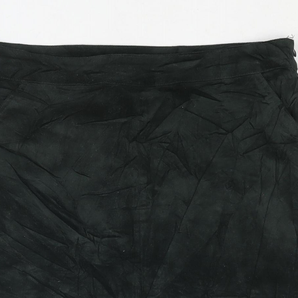 Pinns Womens Green Cotton Straight & Pencil Skirt Size 10 Zip