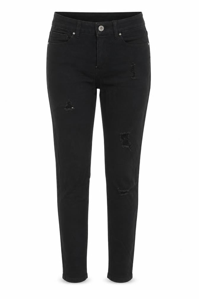 Max Jeans Womens Black Cotton Skinny Jeans Size 28 in L28 in Regular Zip