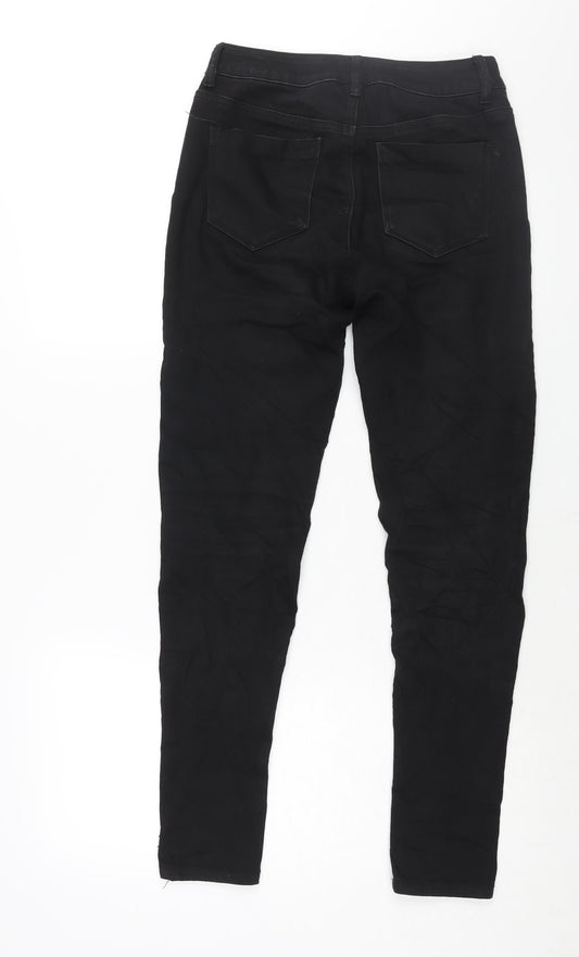 Max Jeans Womens Black Cotton Skinny Jeans Size 28 in L28 in Regular Zip