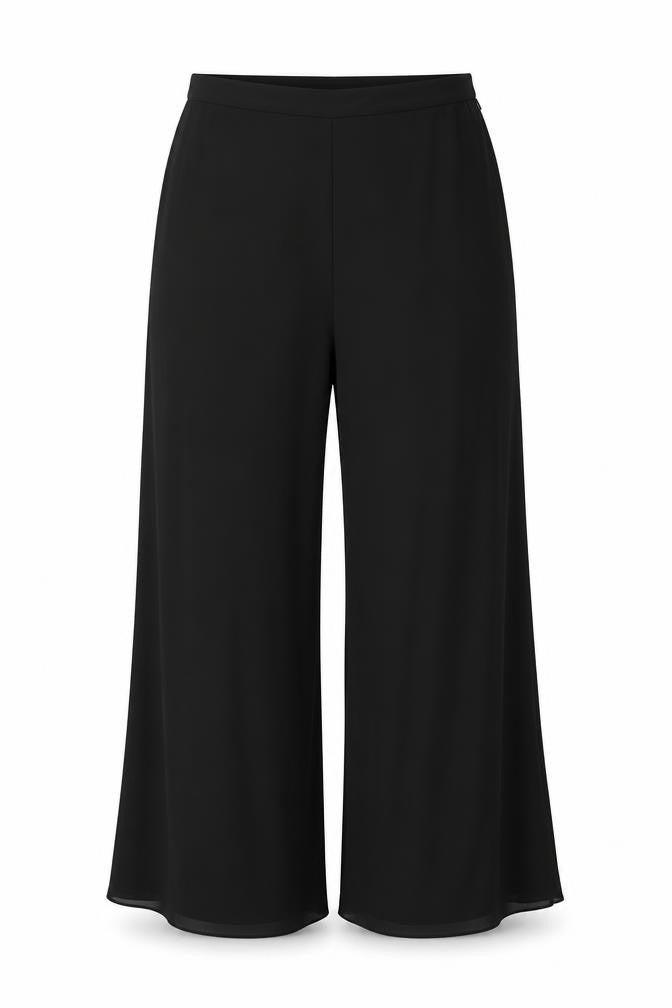 R&M Richards Womens Black Polyester Trousers Size 38 in L28 in Regular Zip