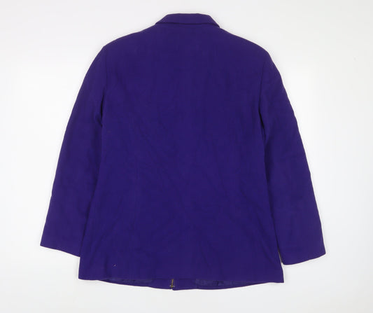 Norton McNaughton Womens Purple Jacket Size 8 Zip