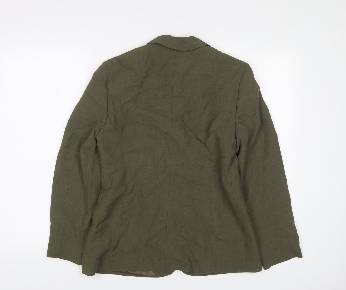 Gerry Weber Womens Green Jacket Blazer Size 10 Button