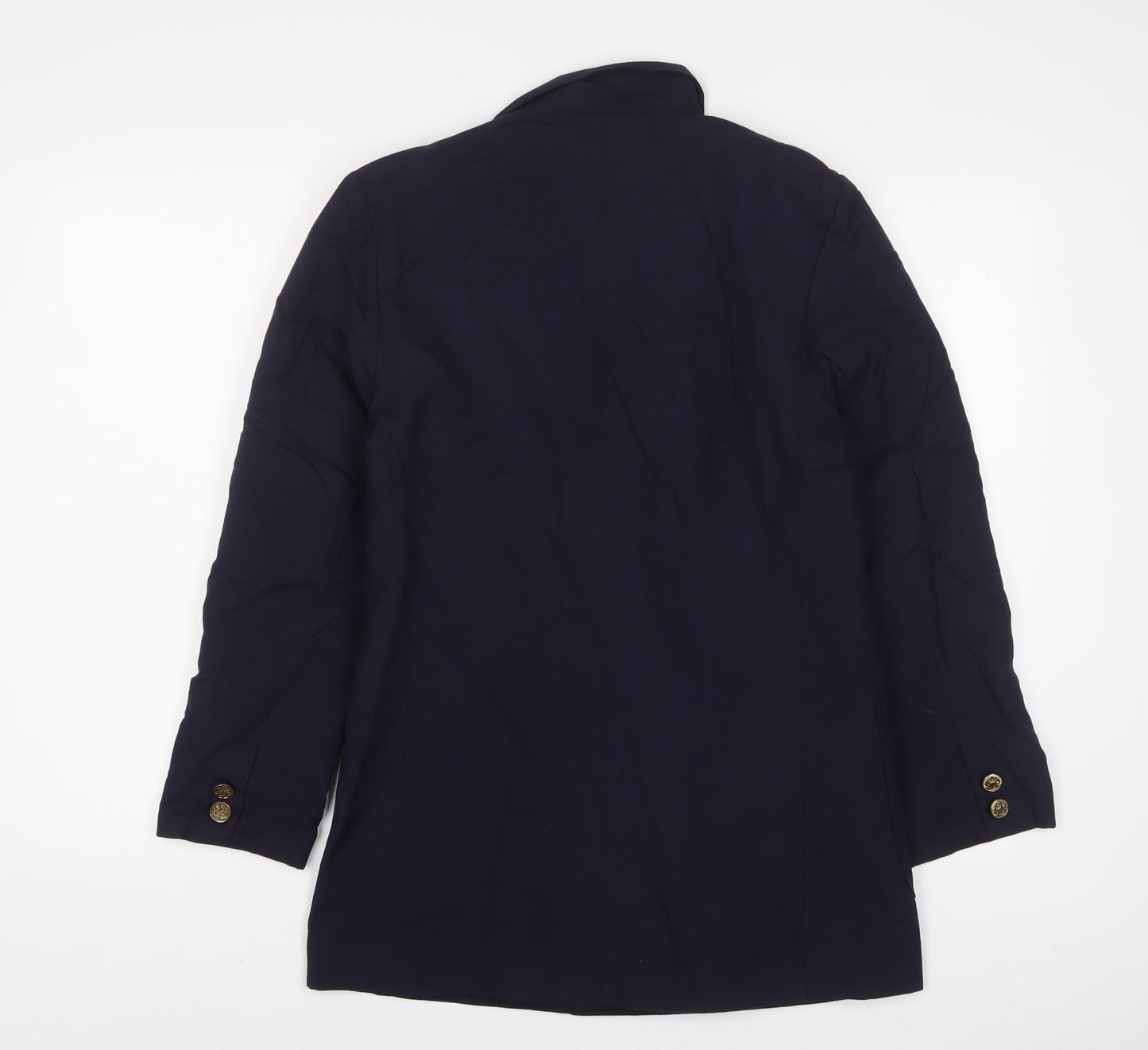 Klass Womens Blue Jacket Blazer Size 10 Button