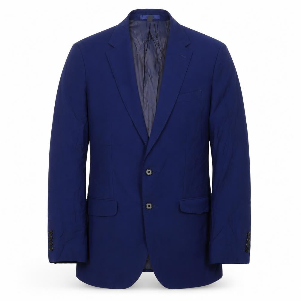 Marks and Spencer Mens Blue Wool Jacket Suit Jacket Size 38 Regular