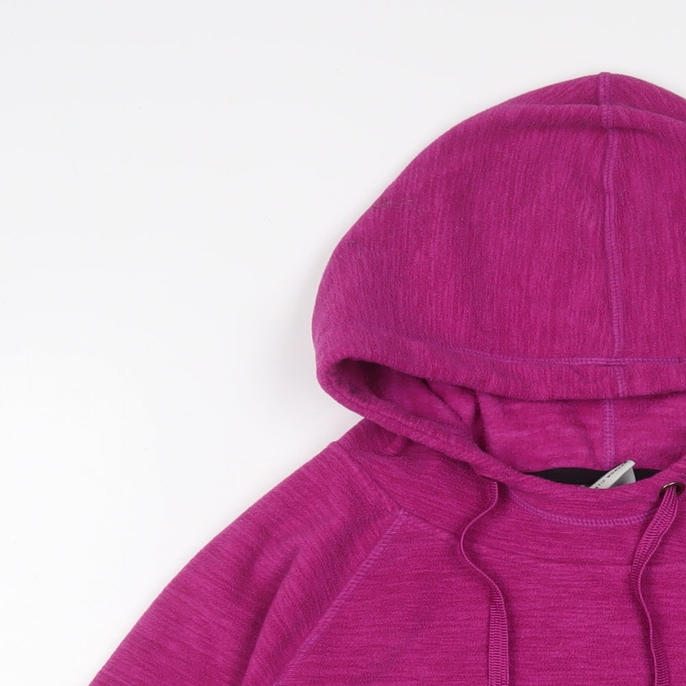 Athletic Works Womens Pink Polyester Pullover Hoodie Size S Pullover
