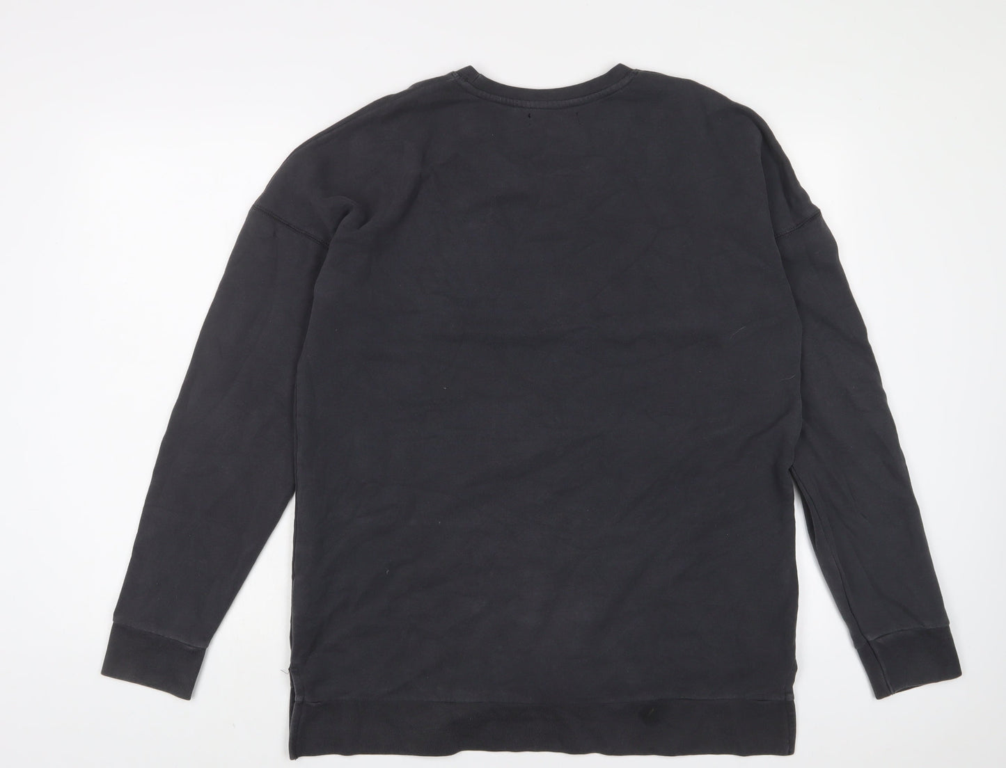 River Island Womens Grey Cotton Pullover Sweatshirt Size M Pullover