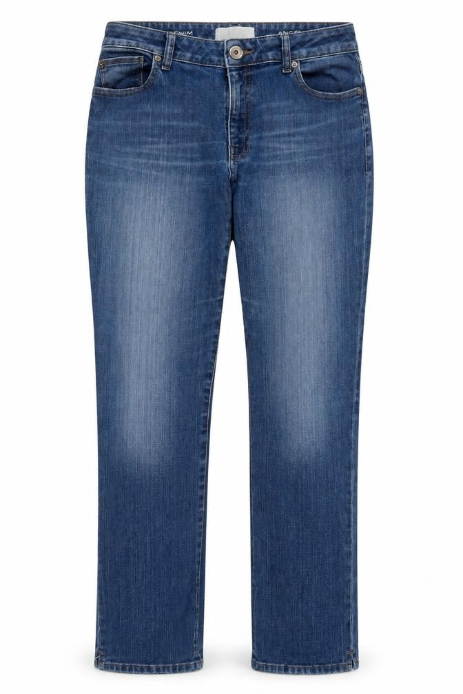 DL1961 Womens Blue Cotton Blend Straight Jeans Size 32 in L28.5 in Regular Zip