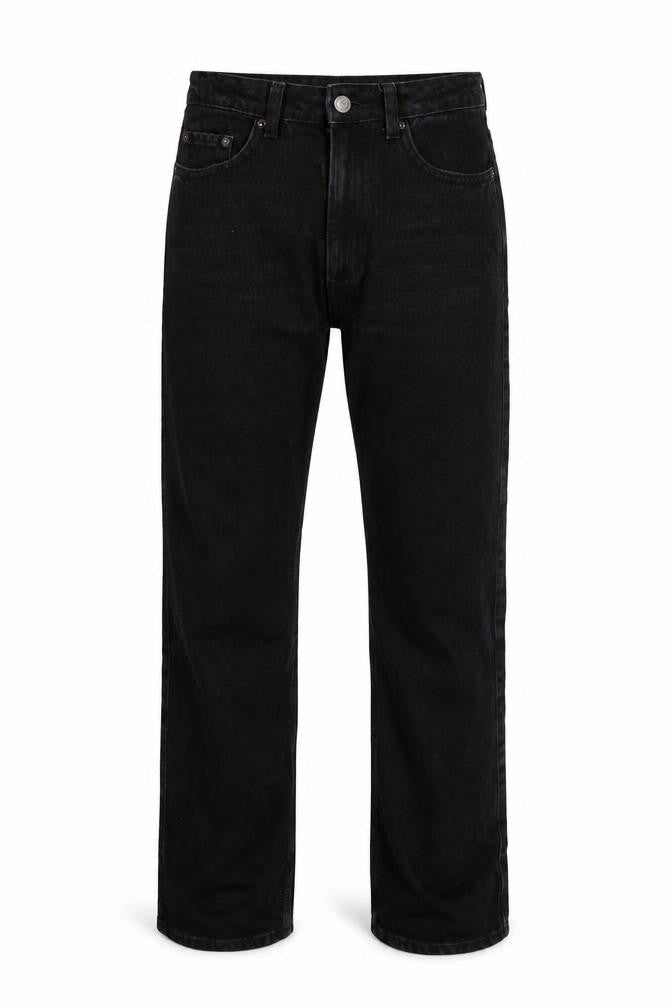 Rowe Mens Black Cotton Straight Jeans Size 26 in L29 in Regular Zip