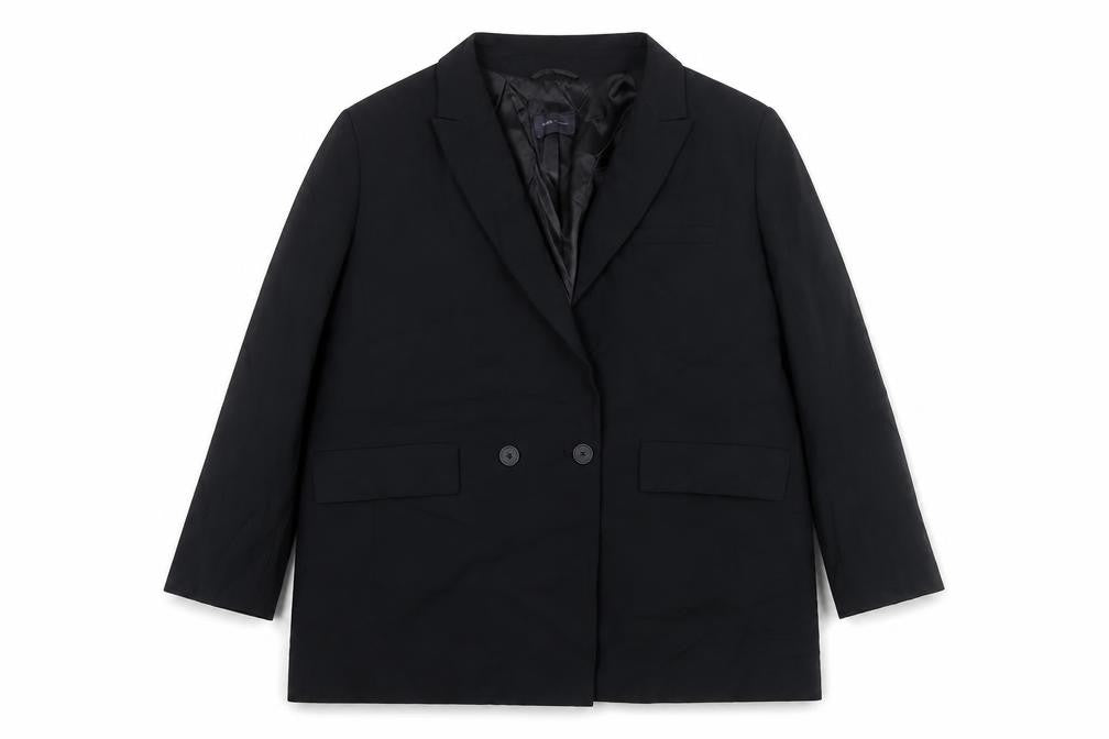 Marks and Spencer Womens Black Polyester Jacket Suit Jacket Size 20