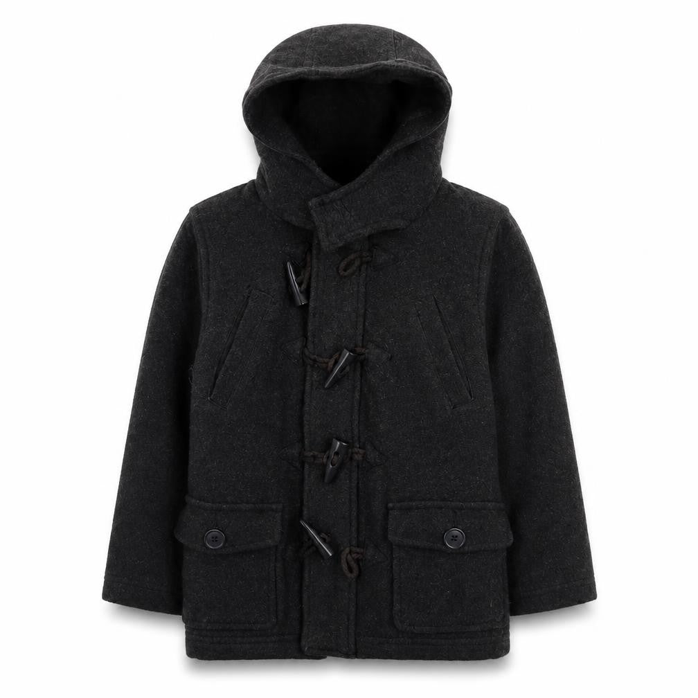 Duck and Cover Boys Grey Pea Coat Coat Size 5 Years Zip