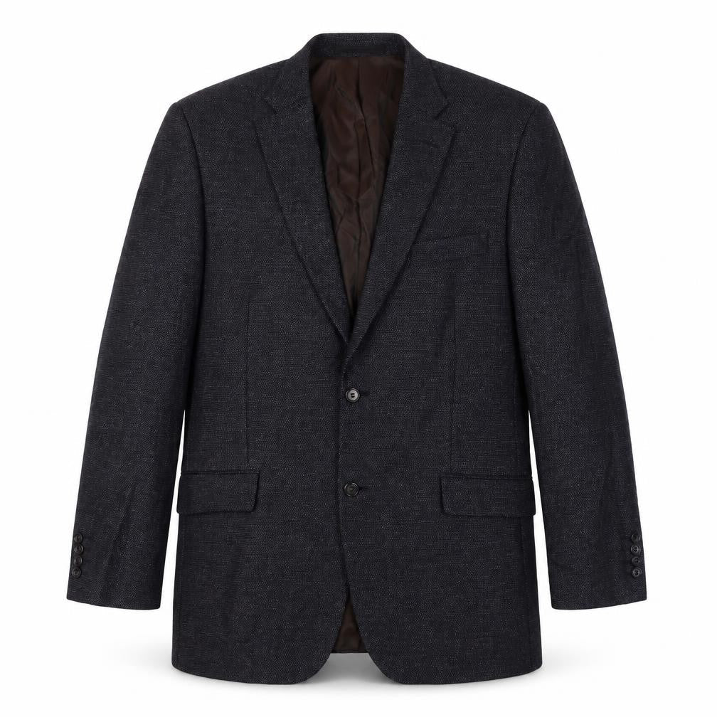 Marks and Spencer Mens Black Polyamide Jacket Suit Jacket Size 42 Regular