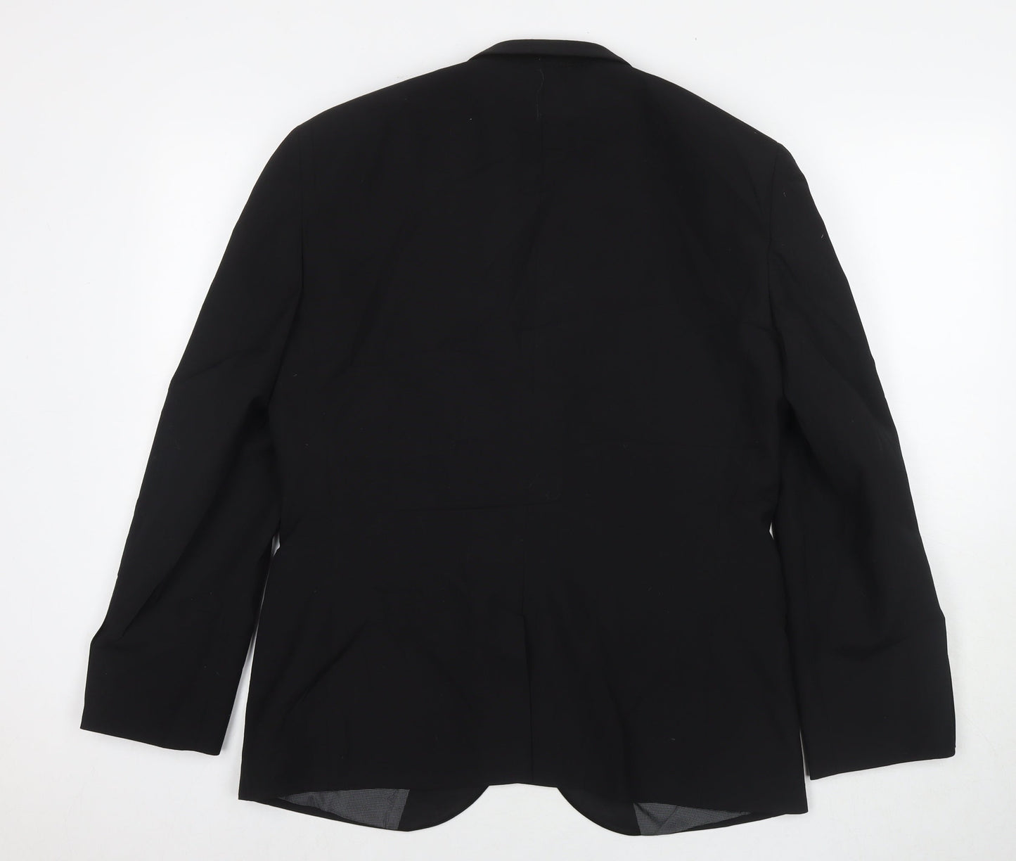 NEXT Mens Black Wool Jacket Suit Jacket Size 40 Regular