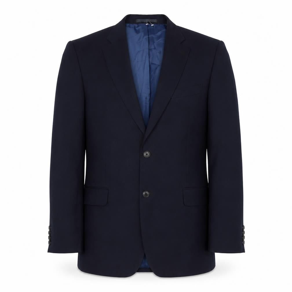 Marks and Spencer Mens Blue Wool Jacket Suit Jacket Size 42 Regular