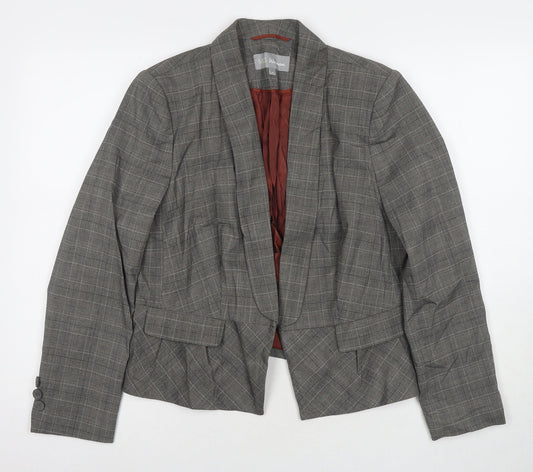 Marks and Spencer Womens Grey Jacket Blazer Size 16