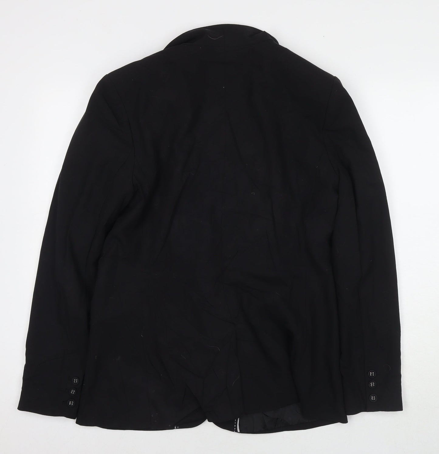 NEXT Womens Black Jacket Blazer Size 14 Snap